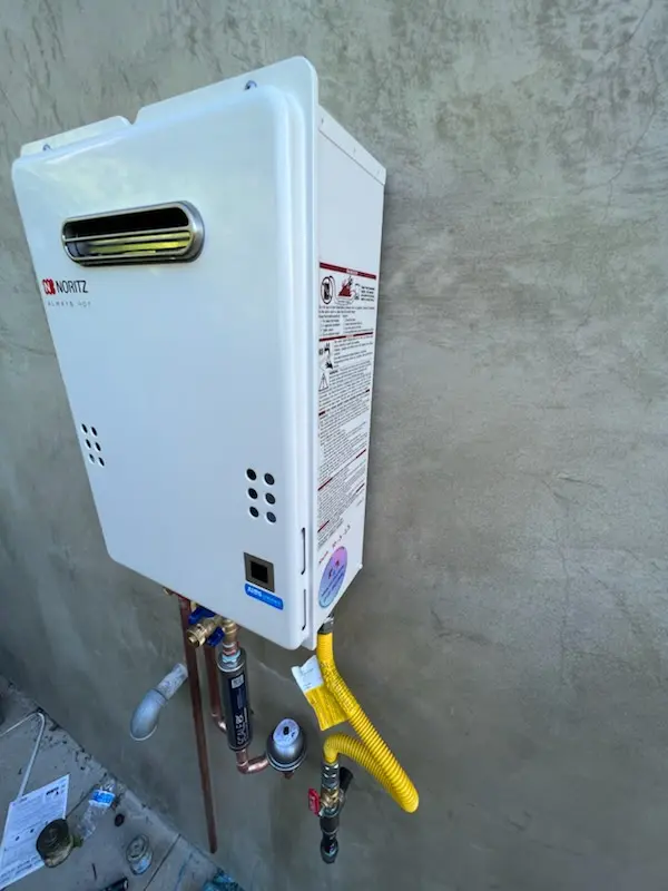 Tankless water heater installation for Bethany Crossroads homes