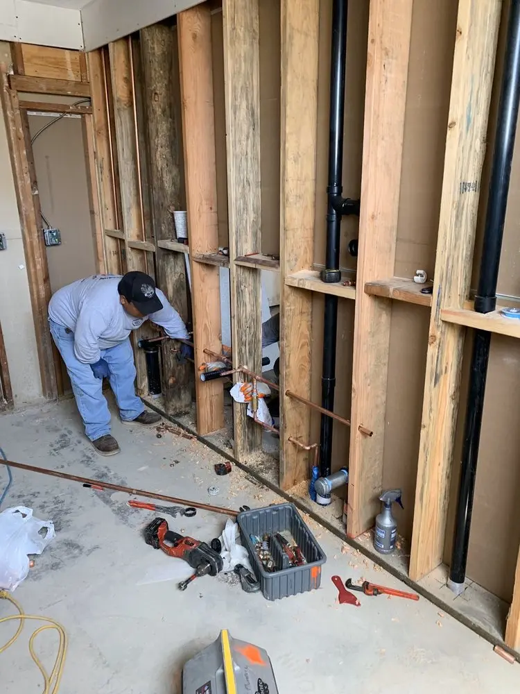 Commercial rough-in plumbing for Gas Line Repair in Bethany Crossroads